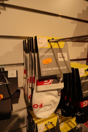 6 par cykelsokker GRIPGRAB Classic Regular Cut str. L