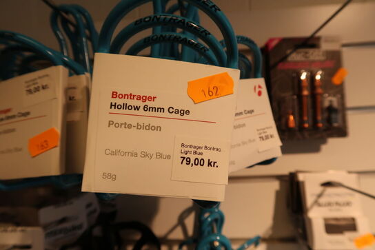 7 stk. flaskeholdere BONTRAGER Hollow 6mm Cage