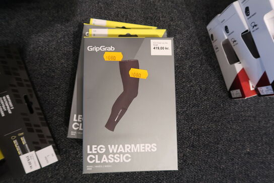 2 par benvarmere GRIPGRAB Leg Warmers Classic str. S