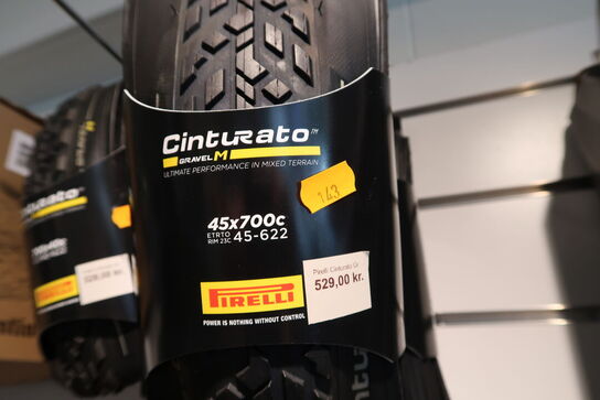 2 pakker dæk PIRELLI Cinturato 45x700c 45-622