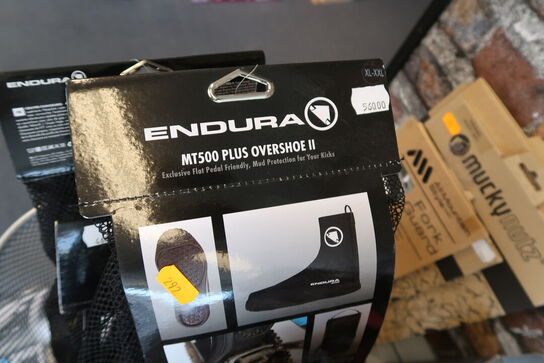 Cykelkurv samt 7 stk. skoovertræk ENDURA MT500