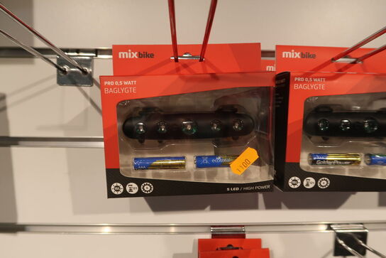 2 stk. baglygter MIXBIKE Pro 0,5 Watt