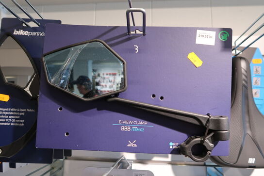 3 stk. sidespejle BBB E-VIEW CLAMP