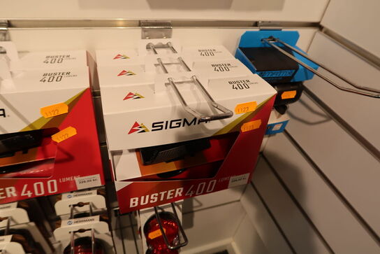 3 stk. forlygter SIGMA Buster 400