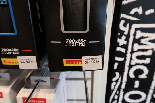 2 pakker dæk PIRELLI P Zero Race TLR 700x28c 28-622