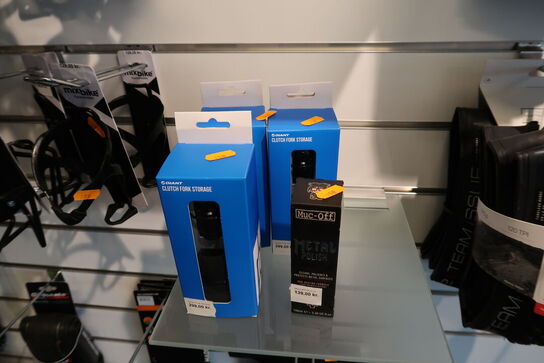 3 stk. clutch fork samt plejemiddel MUC-OFF