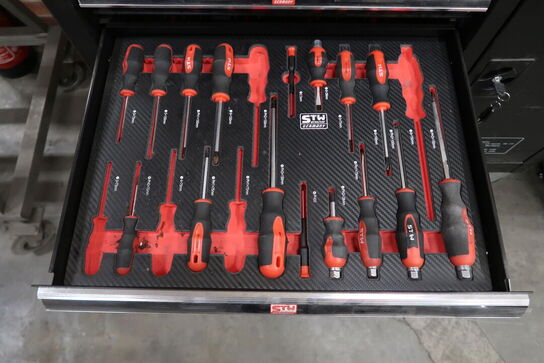 Værktøjsvogn, STW - med indhold 