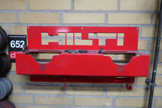 Stativer med diverse slibeskiver 