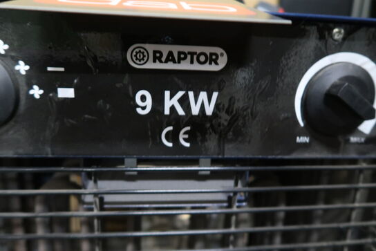 Raptor varmeblæser 9 KW