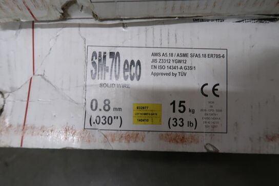 3 ruller Svejsetråd Hyundai SM-70 15 kg