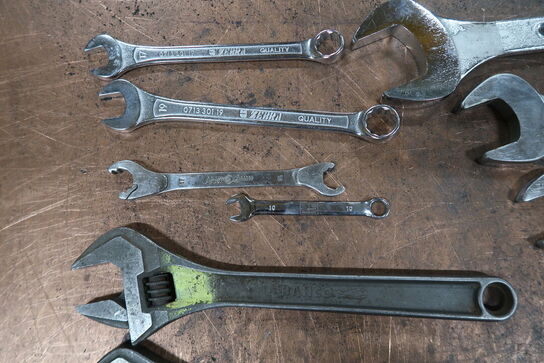 Diverse Fastnøgler, svensknøgler & papegøjetænger