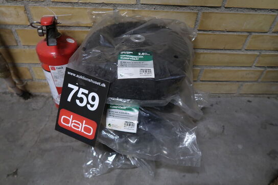 4 stk. Luftgummihjul Ø 260mm