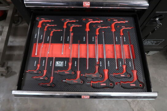 Værktøjsvogn, STW - med indhold 