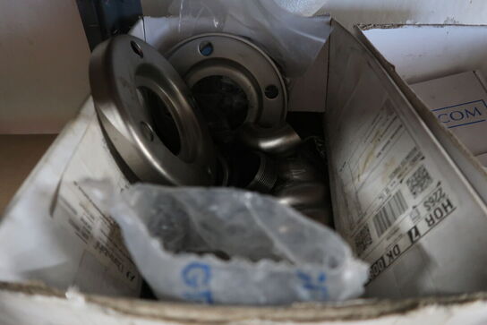 4 stk. Stålreoler med indhold