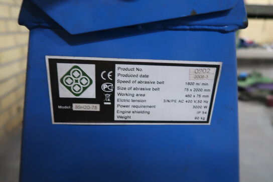 Båndsliber, BSH20-75