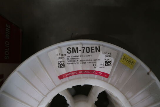 3 ruller Svejsetråd Hyundai SM-70 15 kg