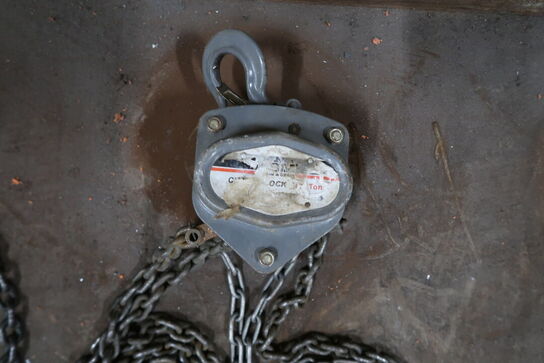 3 stk. TBM kædehejs 500 kg 