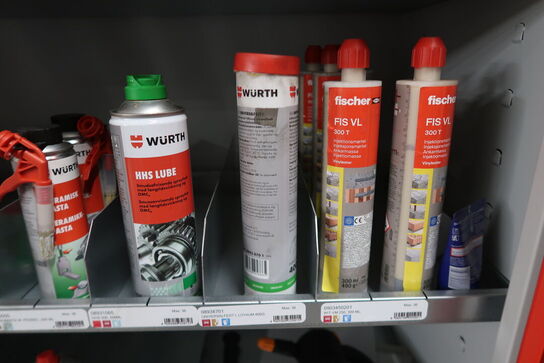 Parti Würth spray, masker m.m. 