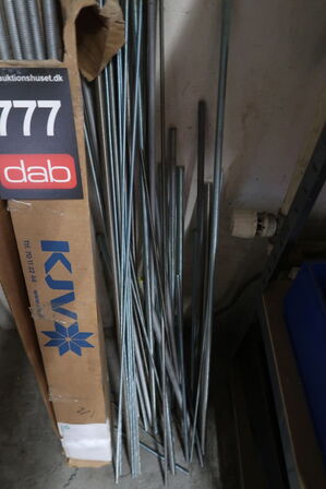 Diverse gevindstænger 