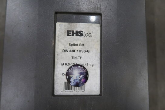 Borsæt, EHS Spibo-set DIN 338 / HSS-G