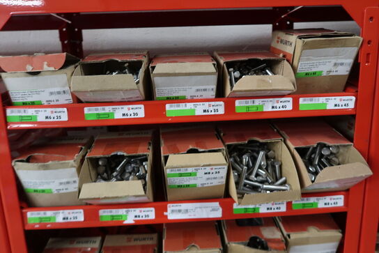 Kæmpe parti Würth bolte, møtrikker m.m. 