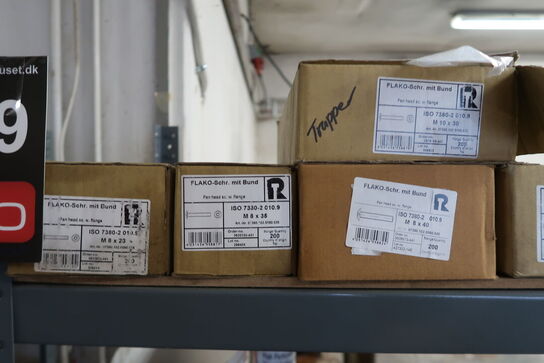 2 stk. Stålreoler med indhold 