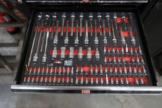 Værktøjsvogn, STW - med indhold 