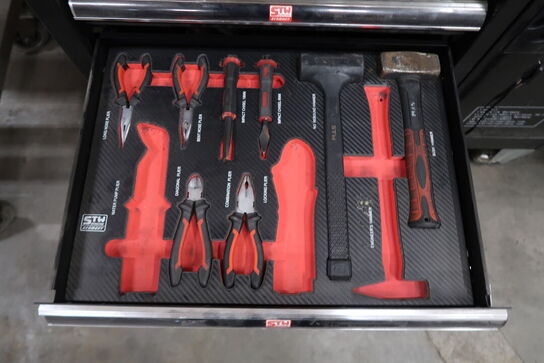 Værktøjsvogn, STW - med indhold 