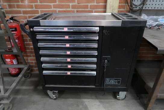 Værktøjsvogn, STW - med indhold 