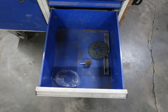 Værkstedsvogn med skruestik