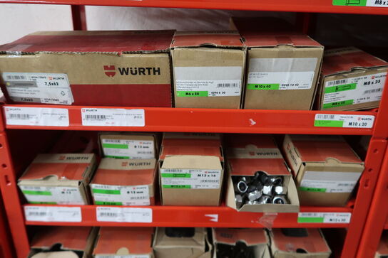 Kæmpe parti Würth bolte, møtrikker m.m. 