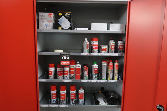 Parti Würth spray, masker m.m. 