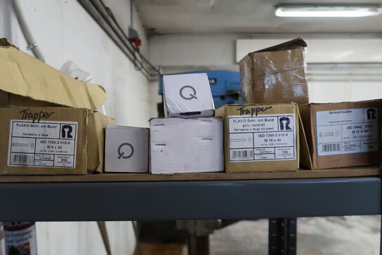 2 stk. Stålreoler med indhold 