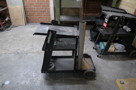 3 stk. understel på hjul til svejsere