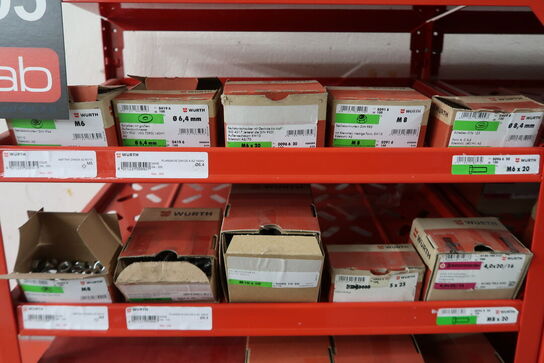 Kæmpe parti Würth bolte, møtrikker m.m. 