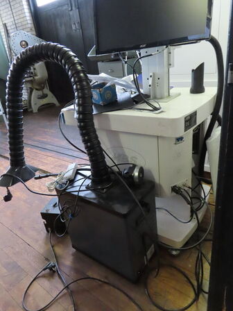 Lasergraveringsmaskine, HBS-GQ-30A m. mobiludsugning PIGGY