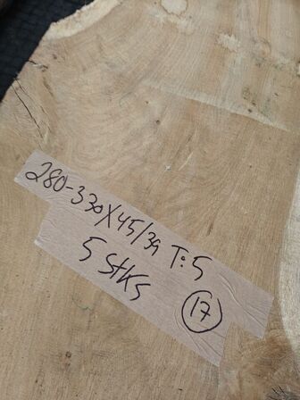 5 stk. Douglasplanker str. 280-330 x 45 x 5