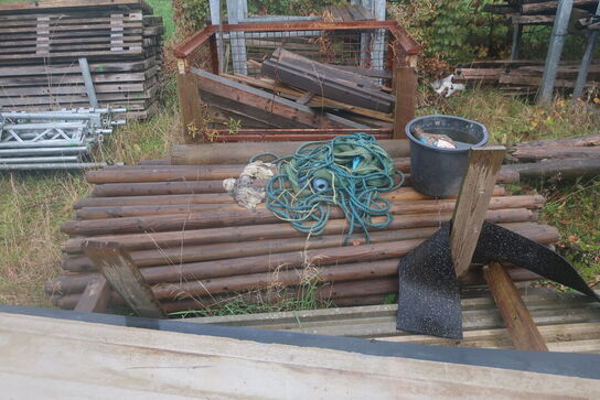 Betonelementer, stålbur, barrel m.v. (se billeder)