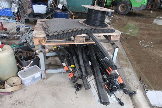 Kabel, gummistop m.v.