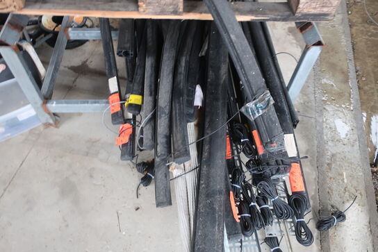 Kabel, gummistop m.v.