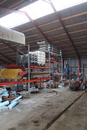 4 fag pallereoler (uden indhold)