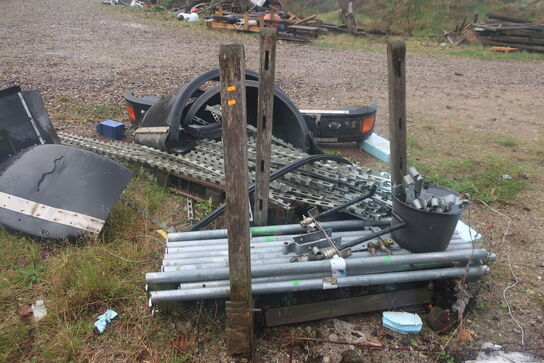 Div. stålemner, forkofanger MAN m.v.