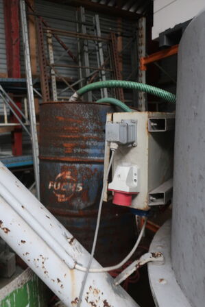 Mørtelsilo m. tvangsblander