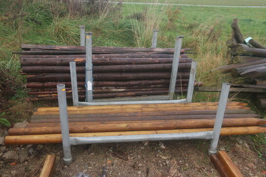 2 stk. barrel m. hegnspæle