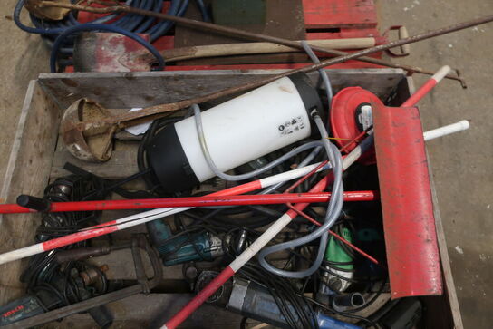 Palle m. div. værktøj m.v.