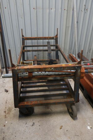 Div. rå stålemner inkl. vogn