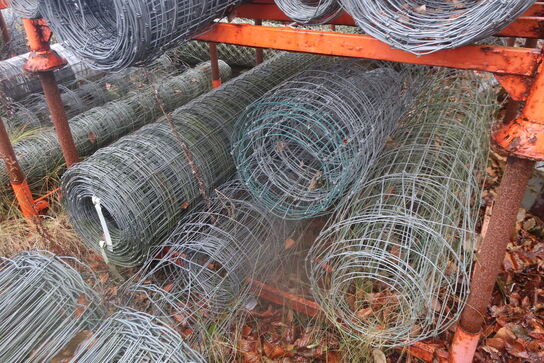 6 stk. barrel m. trådhegn