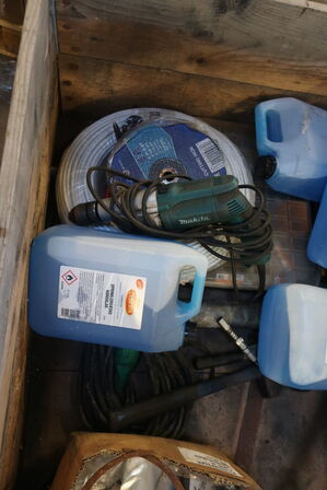 Div. MAKITA værktøj, sprinklervæske m.v.
