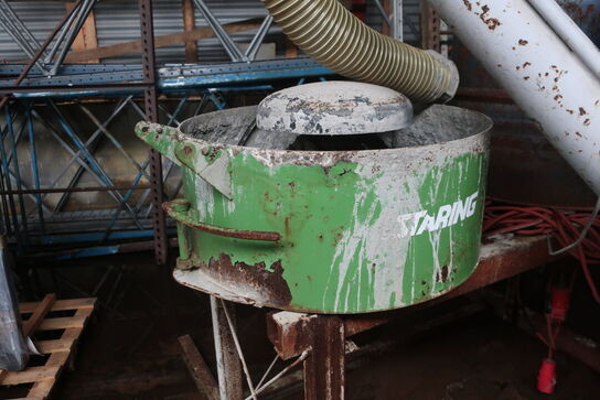 Mørtelsilo m. tvangsblander