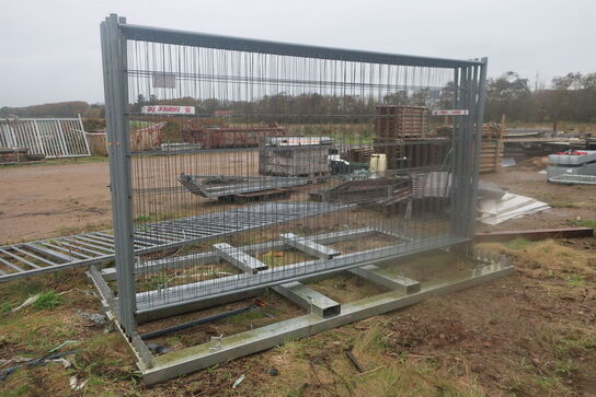 7 stk. hegnsfag inkl. 2 stk. stativer